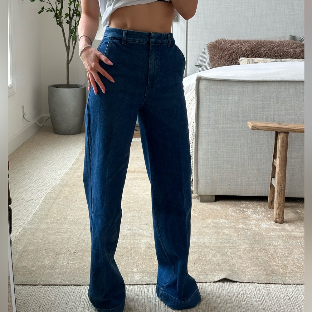 Sezane Matheo Denim Trousers
